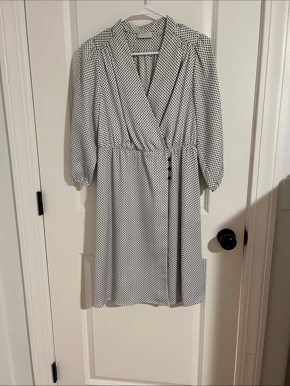 New York & Company Black and White Dress